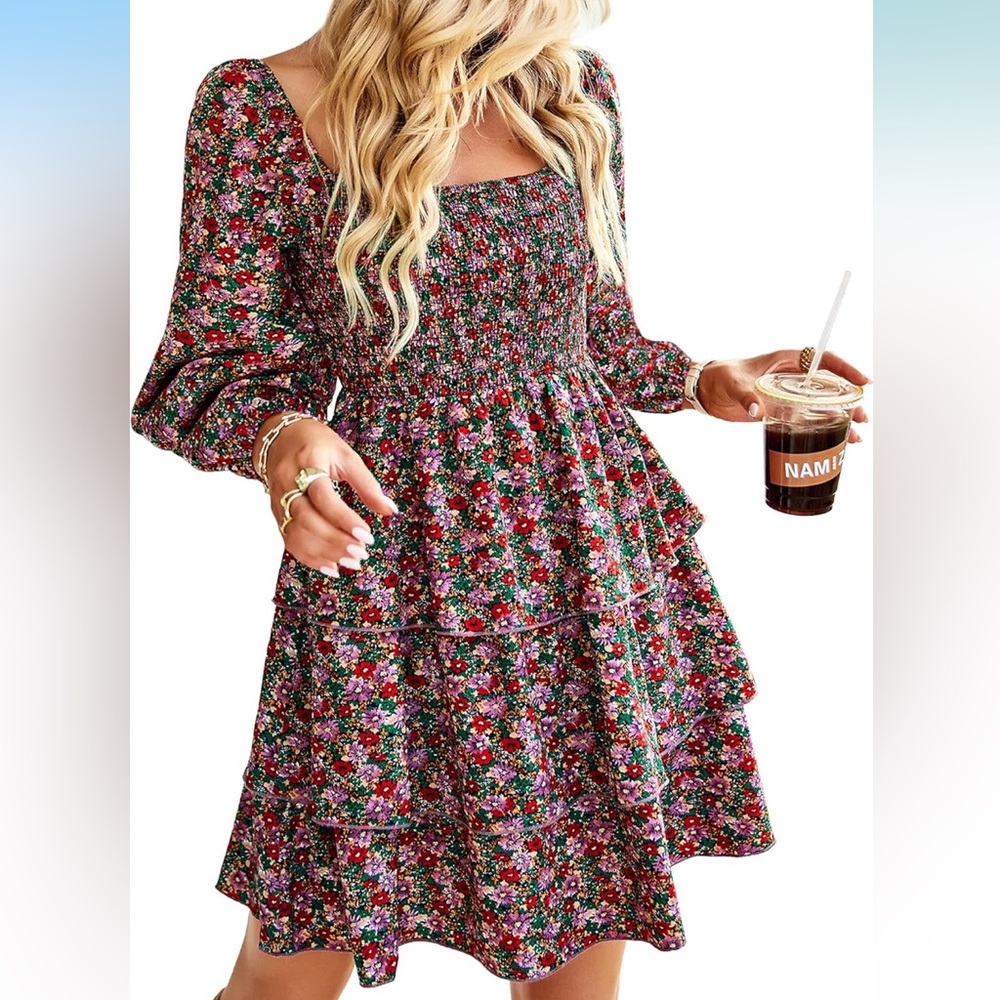 Floral Smocked Dress